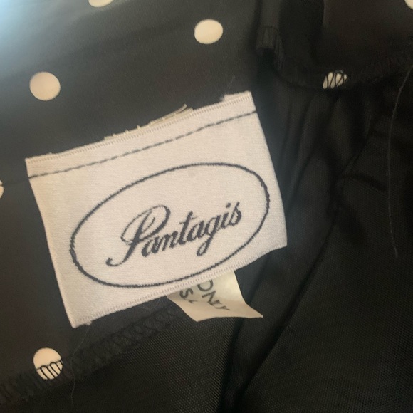 Strapless black/white Pantagis dress Jr size 9/10 prom/dance/party dress - Picture 5 of 6